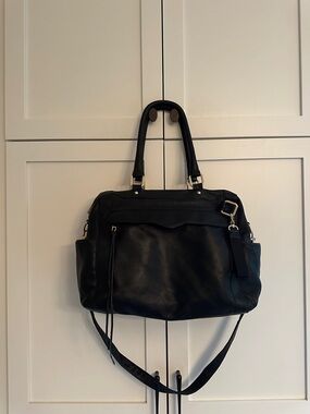 REBECCA MINKOFF ALL LEATHER TOTE